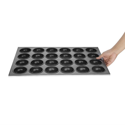 Vogue Aluminium Non Stick 24 Cup Muffin Tray • PAS-C564
