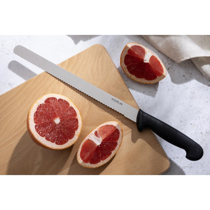 Hygiplas Serrated Slicer Black 305mm • PAS-C580