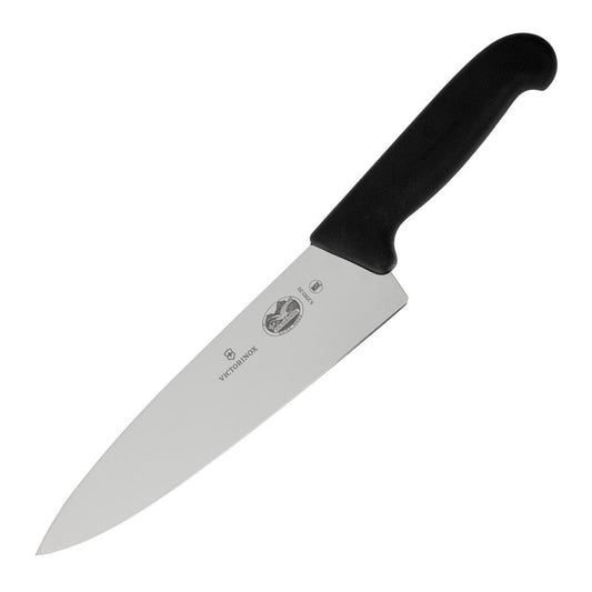 Victorinox Wide Blade Chefs Knife Black 203mm • PAS-C662