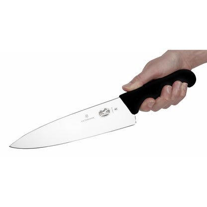 Victorinox Wide Blade Chefs Knife Black 203mm • PAS-C662