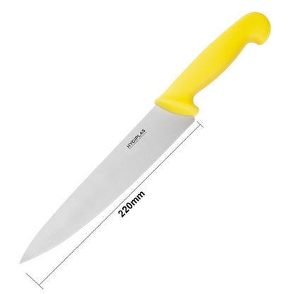 Hygiplas Chefs Knife Yellow 218mm • PAS-C803
