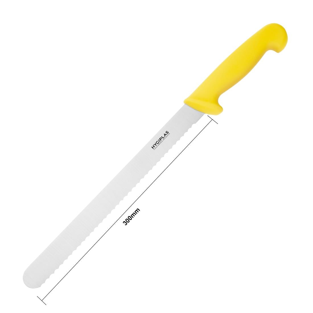 Hygiplas Serrated Slicer Yellow 305mm • PAS-C811