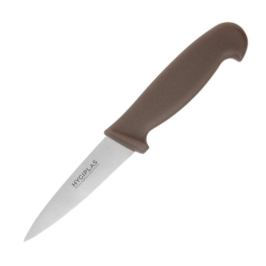 Hygiplas Paring Knife Brown 83mm • PAS-C840