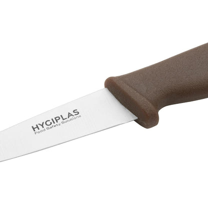 Hygiplas Paring Knife Brown 83mm • PAS-C840