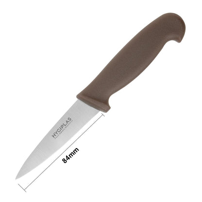 Hygiplas Paring Knife Brown 83mm • PAS-C840