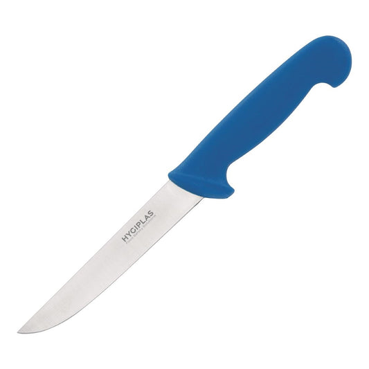 Hygiplas Stiff Blade Boning Knife Blue 150mm • PAS-C854