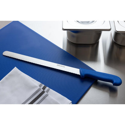 Hygiplas Serrated Slicer Blue 305mm • PAS-C856