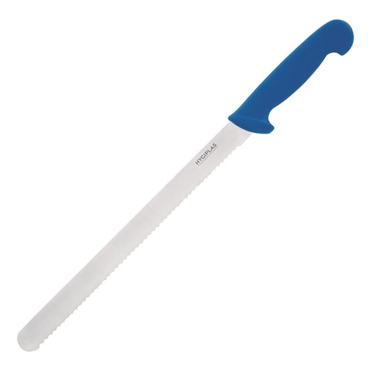 Hygiplas Serrated Slicer Blue 305mm • PAS-C856