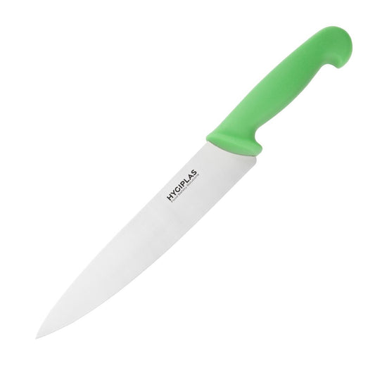 Hygiplas Chefs Knife Green 218mm • PAS-C861