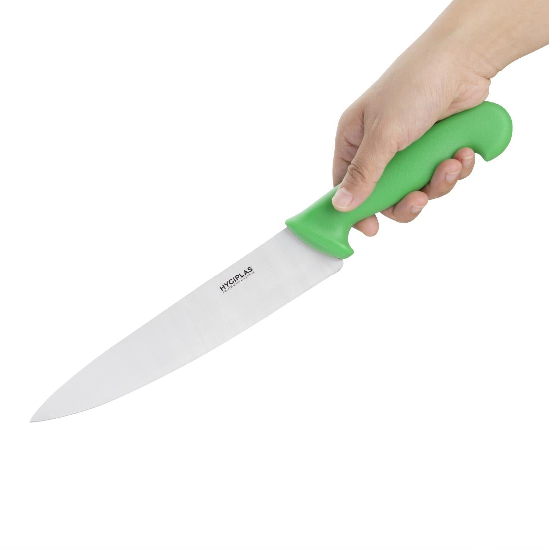 Hygiplas Chefs Knife Green 218mm • PAS-C861