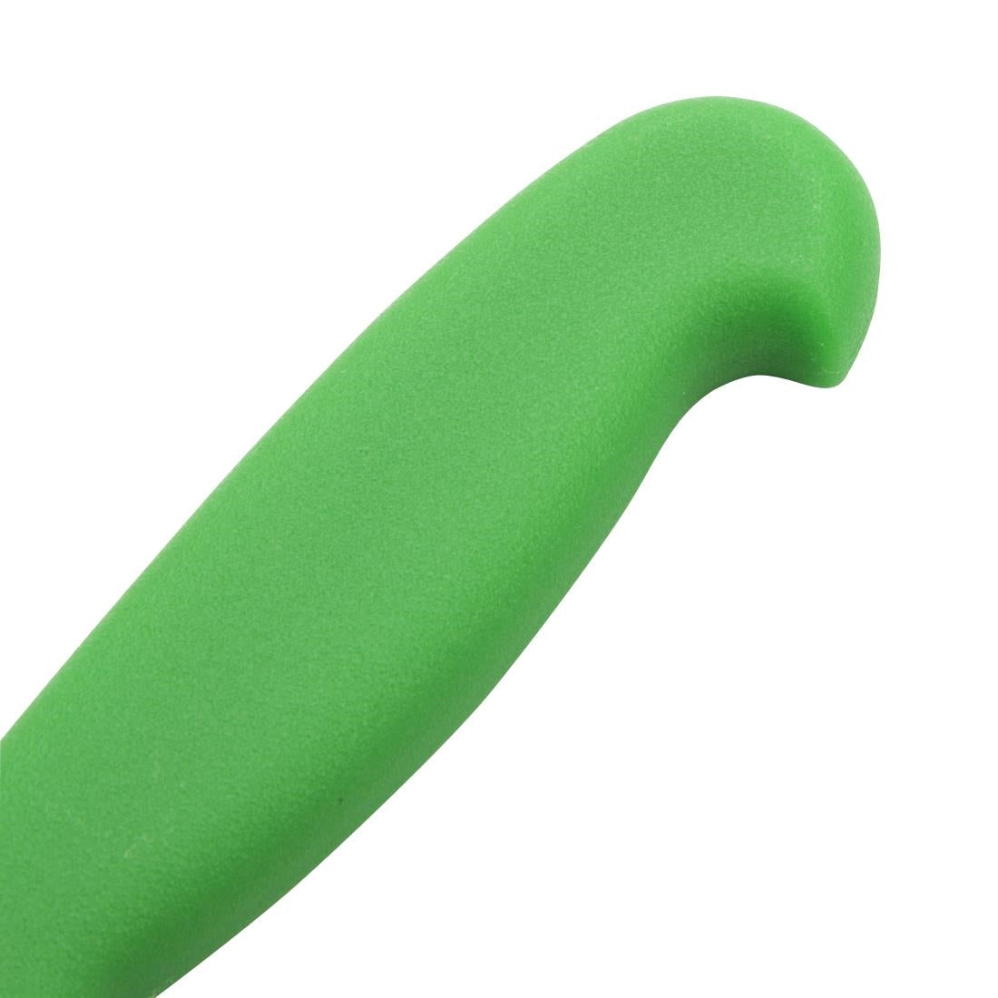 Hygiplas Serrated Vegetable Knife Green 105mm • PAS-C862