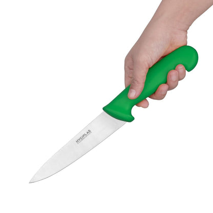 Hygiplas Chefs Knife Green 160mm • PAS-C864