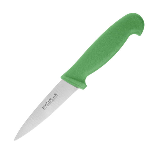 Hygiplas Paring Knife Green 83mm • PAS-C866