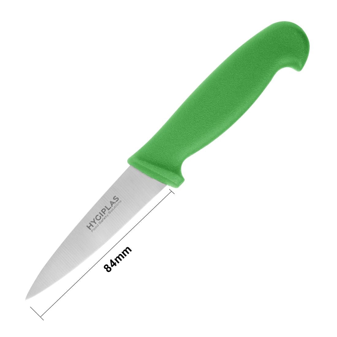 Hygiplas Paring Knife Green 83mm • PAS-C866