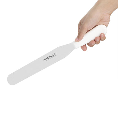 Hygiplas Straight Blade Palette Knife White 200mm • PAS-C870