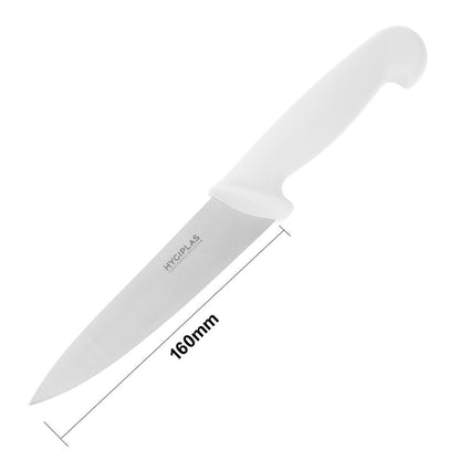 Hygiplas Chefs Knife White 160mm • PAS-C871