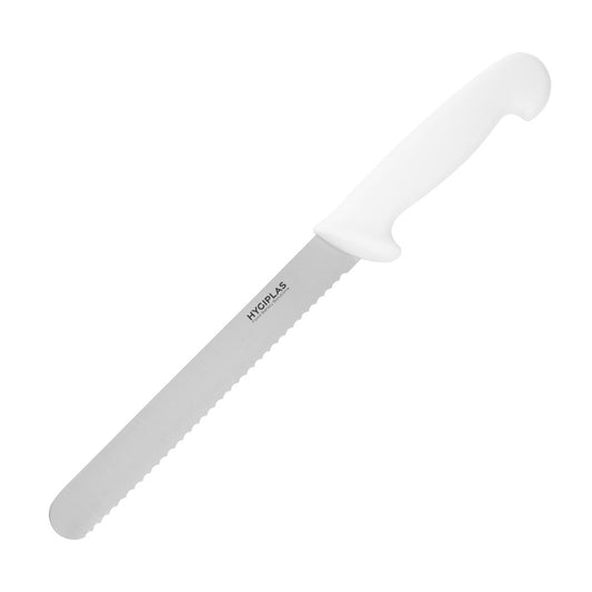 Hygiplas Bread Knife White 205mm • PAS-C882