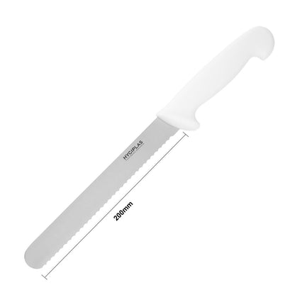 Hygiplas Bread Knife White 205mm • PAS-C882