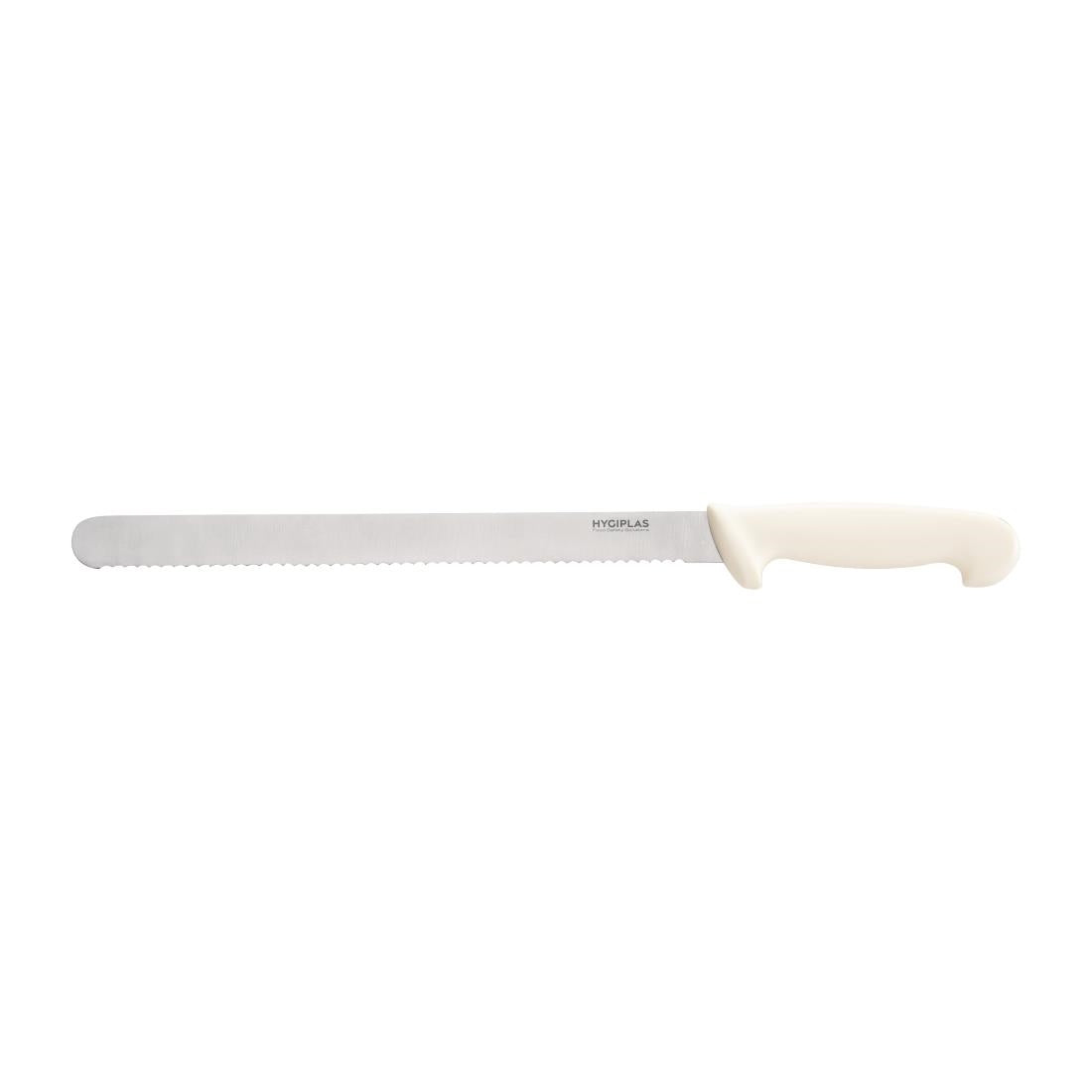Hygiplas Serrated Slicer White 305mm • PAS-C884