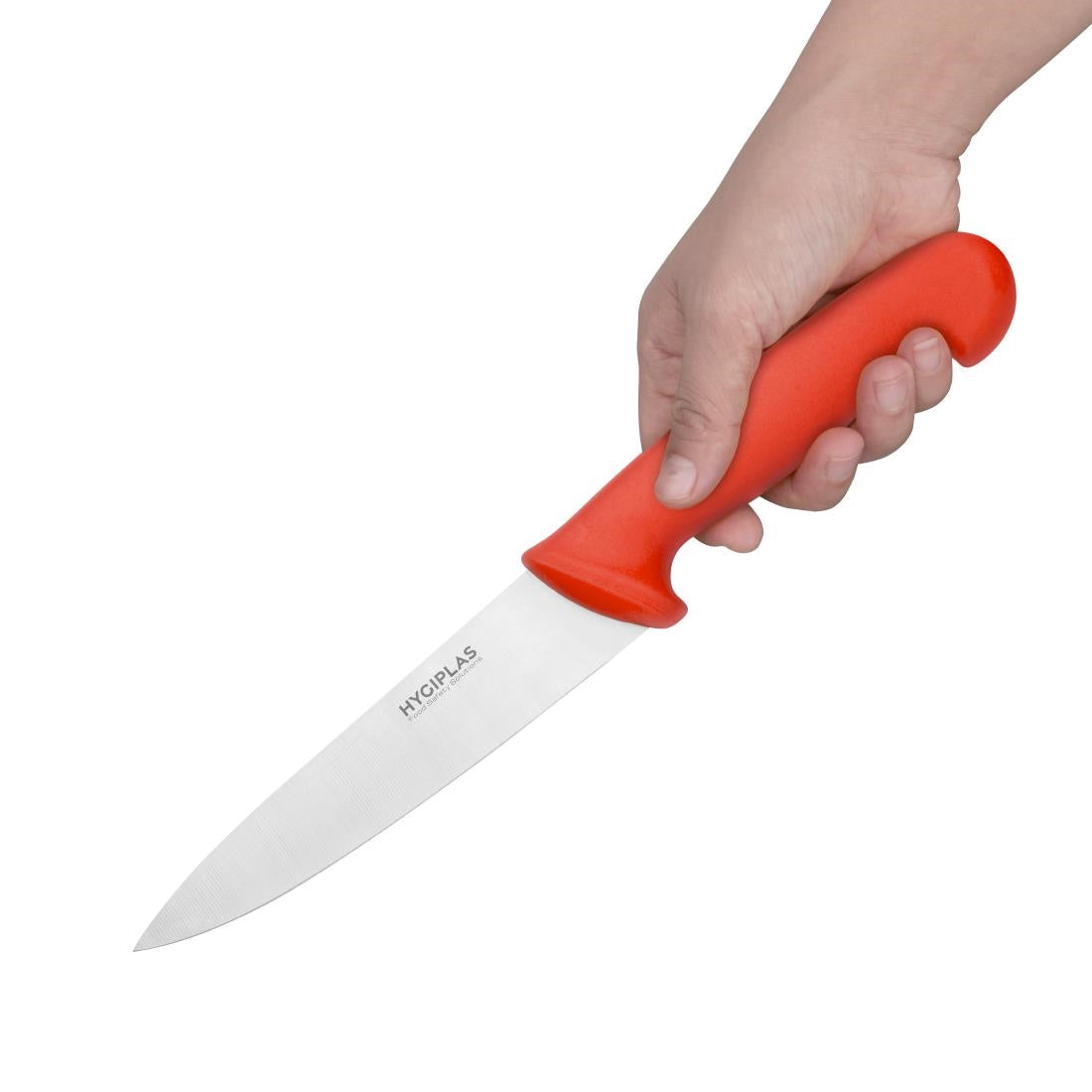 Hygiplas Chefs Knife Red 160mm • PAS-C887