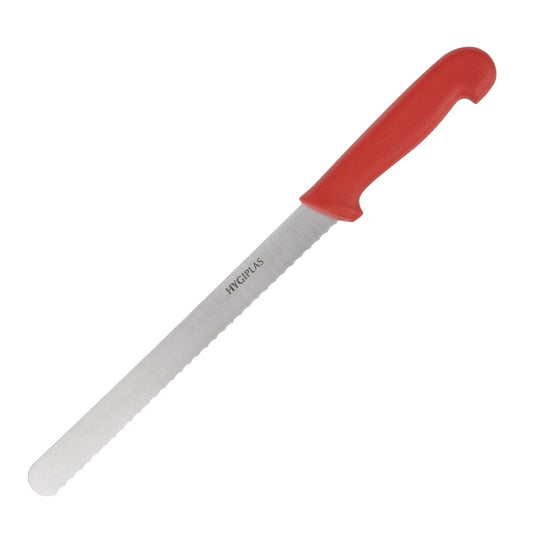 Hygiplas Serrated Slicer Red 150mm • PAS-C897