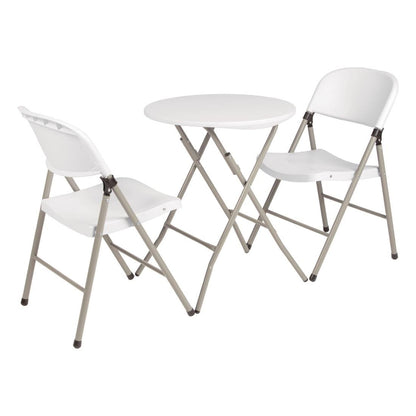 Bolero Foldaway Utility Chairs White (Pack of 2) • PAS-CE692