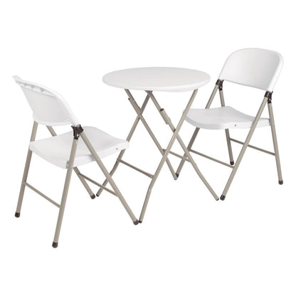 Bolero Foldaway Utility Chairs White (2 Pack) (Pack of 2) • PAS-CE692