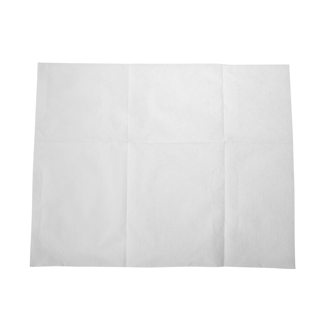 Lunch Napkin White 27x21cm 1ply M-Fold (6000 Pack) (1-Ply | Pack Quantity: 6000) • PAS-CB392