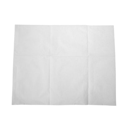 Lunch Napkin White 27x21cm 1ply M-Fold (6000 Pack) (1-Ply | Pack Quantity: 6000) • PAS-CB392