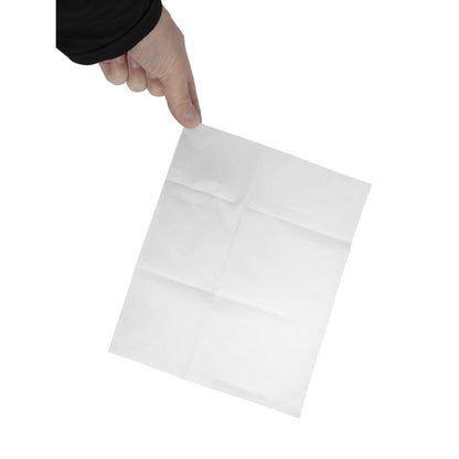 Lunch Napkin White 27x21cm 1ply M-Fold (6000 Pack) (1-Ply | Pack Quantity: 6000) • PAS-CB392