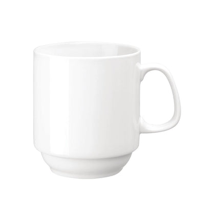 Olympia Whiteware Stacking Mugs 285ml (12 Pack) (Pack of 12) • PAS-CB461