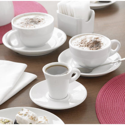 Olympia Whiteware Cappuccino Saucers (12 Pack) (Pack of 12) • PAS-CB470