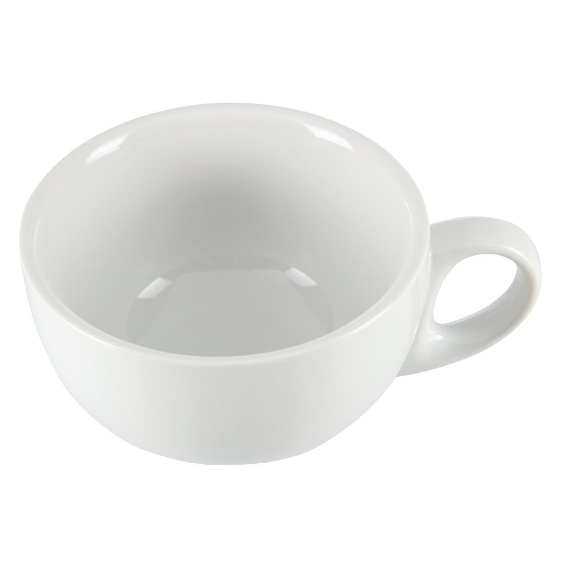 Olympia Whiteware Cappuccino Cup - 284ml 9.6fl oz (12 Pack) (Capacity: 284ml | Pack Quantity: 12) • PAS-CB462