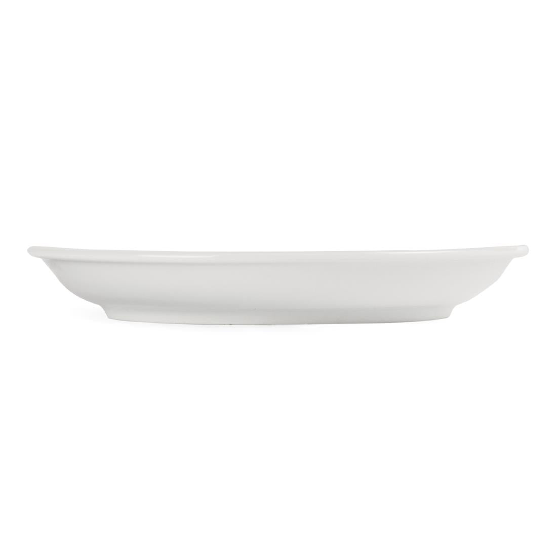 Olympia Whiteware Cappuccino Saucers 160mm (12 Pack) (Pack of 12) • PAS-CB463