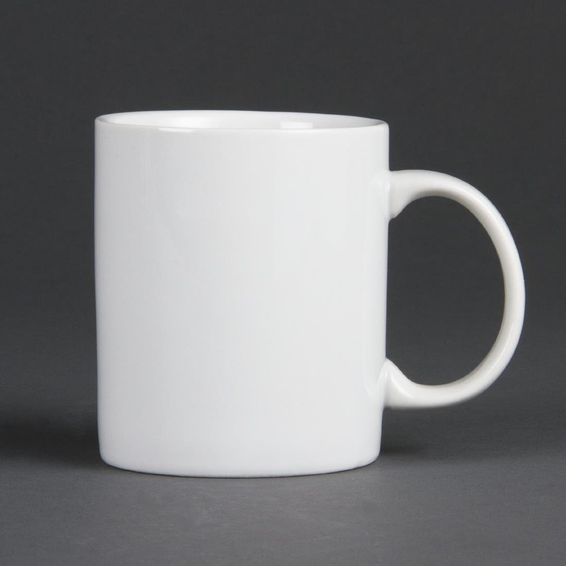 Olympia Whiteware Standard Mugs 284ml (12 Pack) (Pack of 12) • PAS-CB466