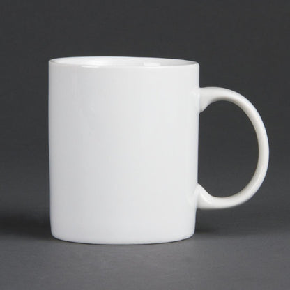 Olympia Whiteware Standard Mugs 284ml (12 Pack) (Pack of 12) • PAS-CB466