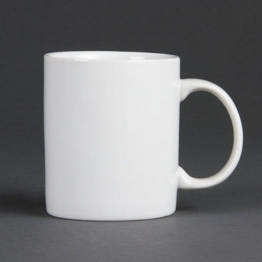 Olympia Whiteware Standard Mugs 284ml (12 Pack) (Pack of 12) • PAS-CB466