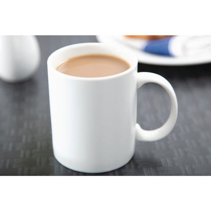 Olympia Whiteware Standard Mug - 284ml 9.6fl oz (12 Pack) (285ml. Pack quantity: 12) • PAS-CB466