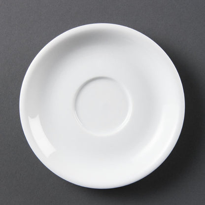Olympia Whiteware Cappuccino Saucers (12 Pack) (Pack of 12) • PAS-CB470