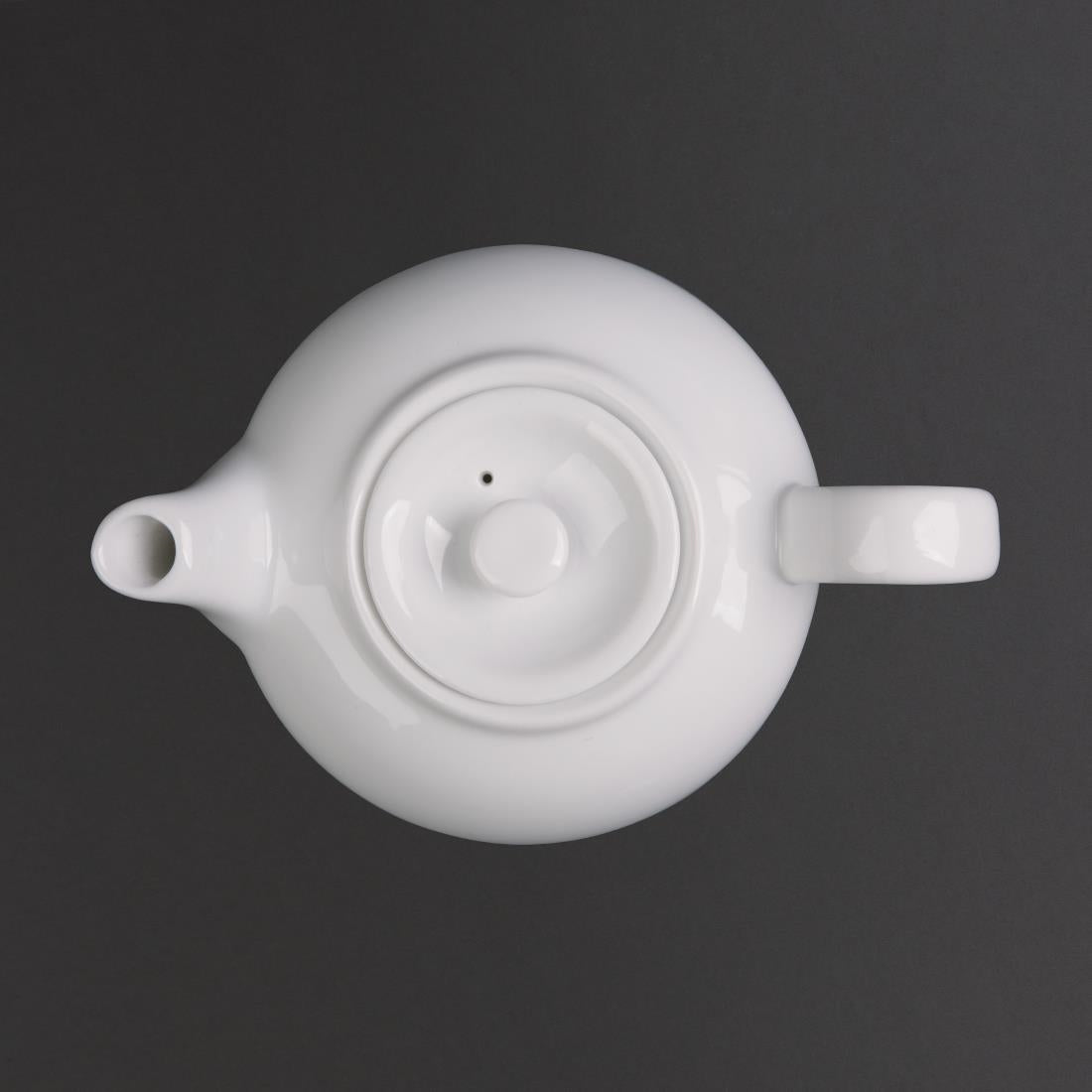 Olympia Whiteware Teapots 426ml (4 Pack) (Pack of 4) • PAS-CB473