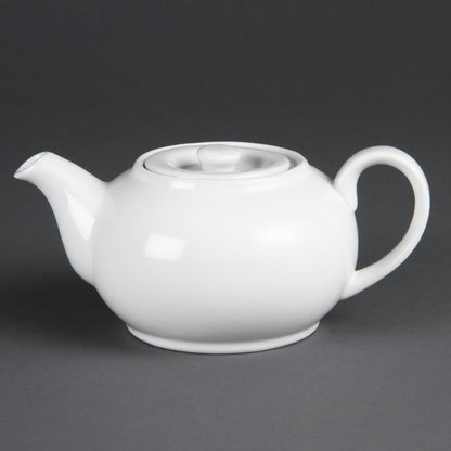 Olympia Whiteware Teapot 426ml (4 Pack) (2 Cup. 426ml. Pack quantity: 4) • PAS-CB473