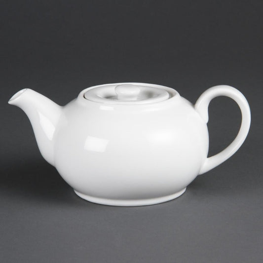 "Olympia Whiteware Teapot - 426ml 14.4fl oz (4 Pack)" (2 Cup. 426ml. Pack quantity: 4) • PAS-CB473
