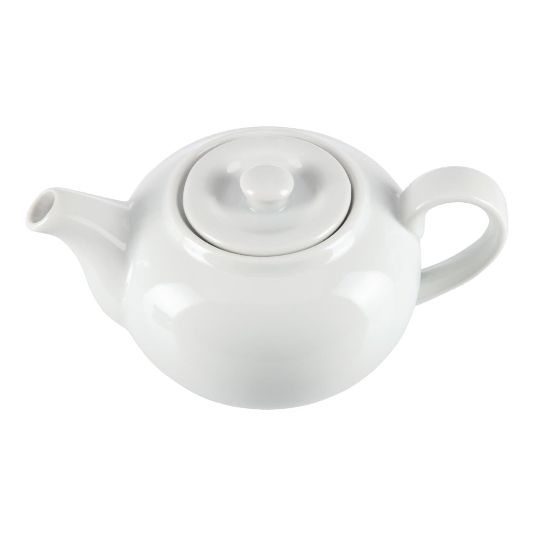 Olympia Whiteware Teapot 860ml (4 Pack) (4 Cup Capacity. 860ml. Pack quantity: 4) • PAS-CB474