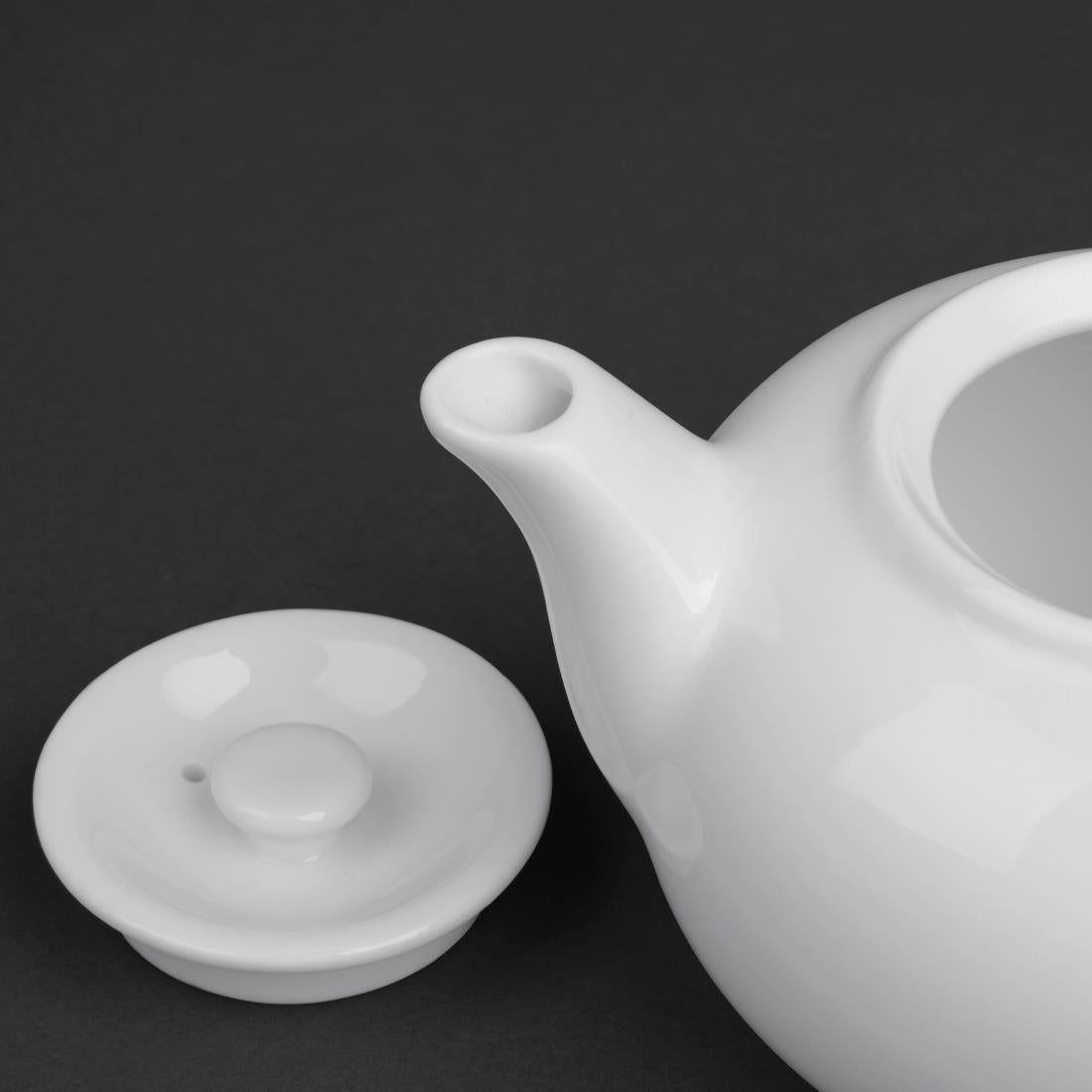 Olympia Whiteware Teapots 852ml (4 Pack) (Pack of 4) • PAS-CB474