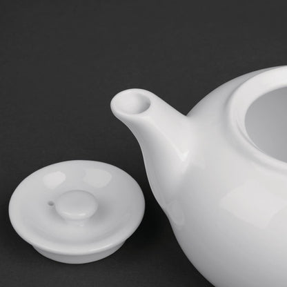 Olympia Whiteware Teapots 852ml (4 Pack) (Pack of 4) • PAS-CB474