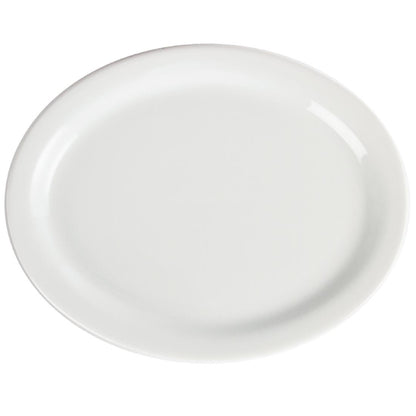 Olympia Whiteware Oval Platters 250mm (6 Pack) (Pack of 6) • PAS-CB477