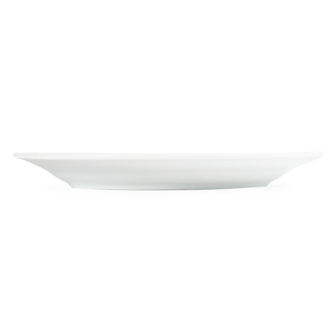 Olympia Whiteware Wide Rimmed Plates 202mm (12 Pack) (Pack of 12) • PAS-CB479