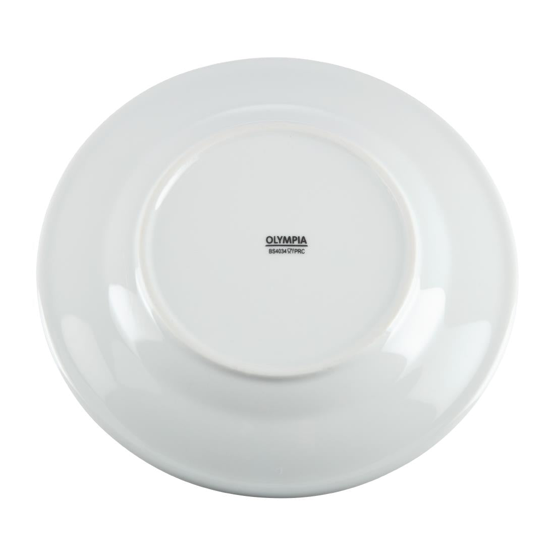 Olympia Whiteware Wide Rimmed Plate - 200mm (12 Pack) (202(Ø)mm | Pack Quantity: 12) • PAS-CB479