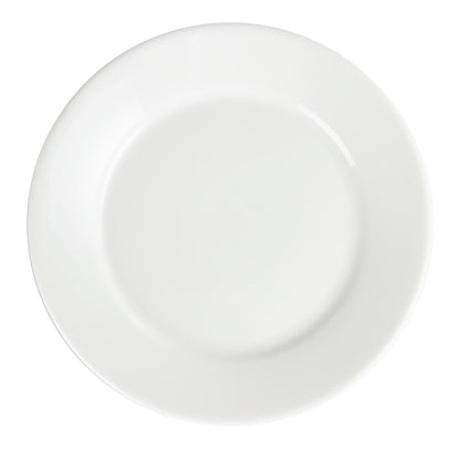 Olympia Whiteware Wide Rimmed Plate - 230mm (12 Pack) (230mm. Pack quantity: 12) • PAS-CB480