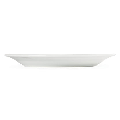 Olympia Whiteware Wide Rimmed Plate - 230mm (12 Pack) (230mm. Pack quantity: 12) • PAS-CB480